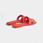 Hermès Oran Stylish Sandals for Women In Orange Red
