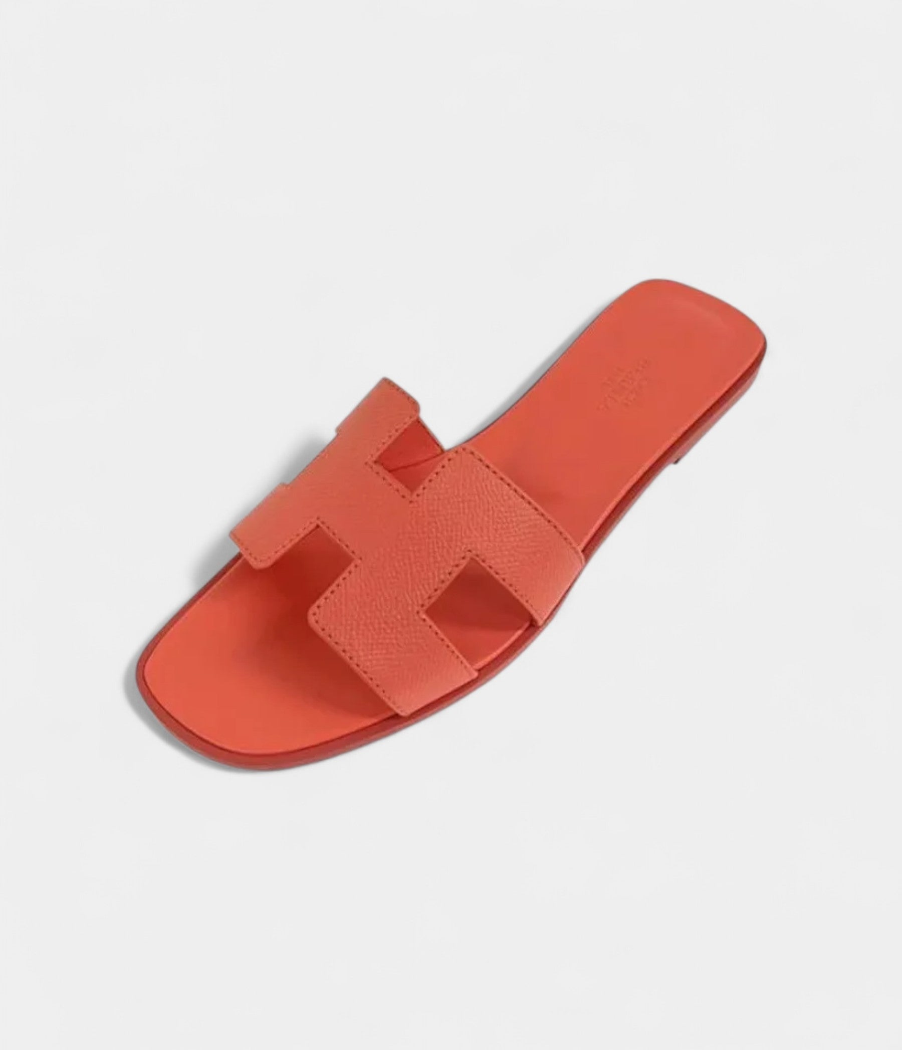 HermesOranStylishSandalsforWomenInOrangeRed_2.jpg Hermès Oran Stylish Sandals for Women In Orange Red