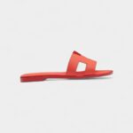 Hermès Oran Stylish Sandals for Women In Orange Red