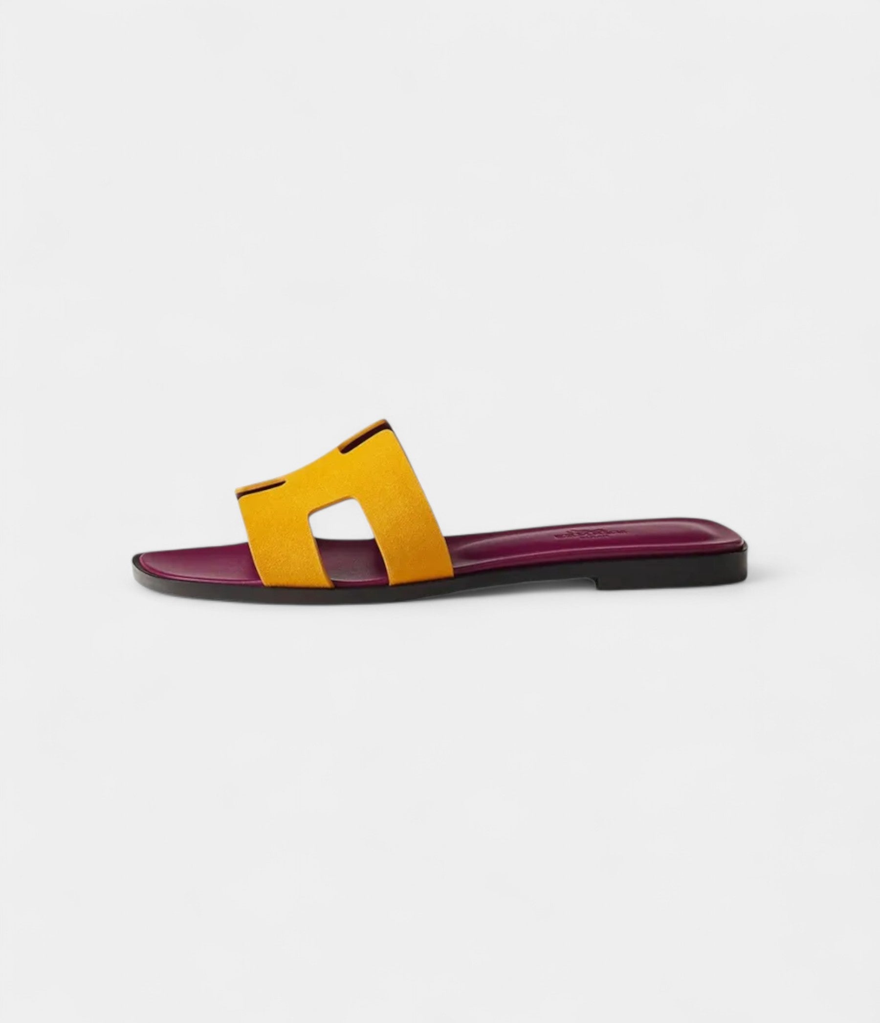 HermesOranStylishSandalsforWomenInYellow_Purple_1.jpg Hermès Oran Stylish Sandals for Women In Yellow & Purple