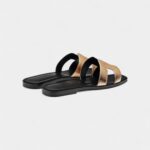 Hermès Oran Stylish Sandals for Women in Champagne Black
