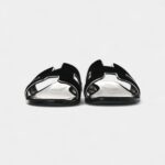 Hermès Oran Stylish Sandals for Women in Summer Editation Nappa Suede Black