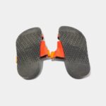 Hermes Orange Suede Chypre Sandals 41 EU