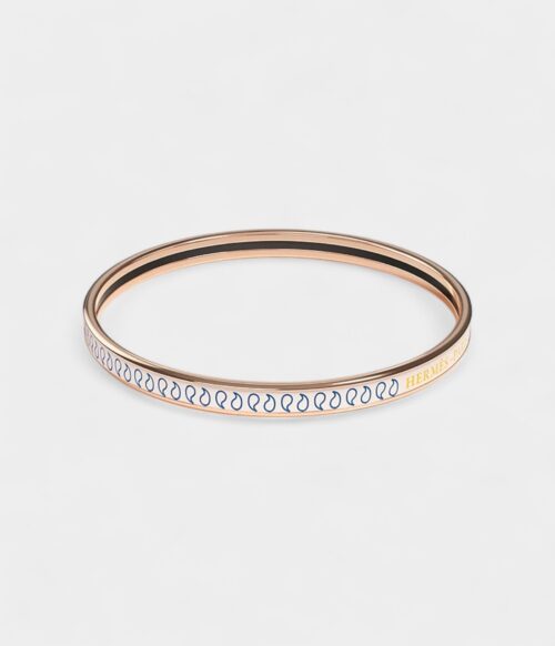 Hermès Palmettes Composées Bangle Confettis Bleu