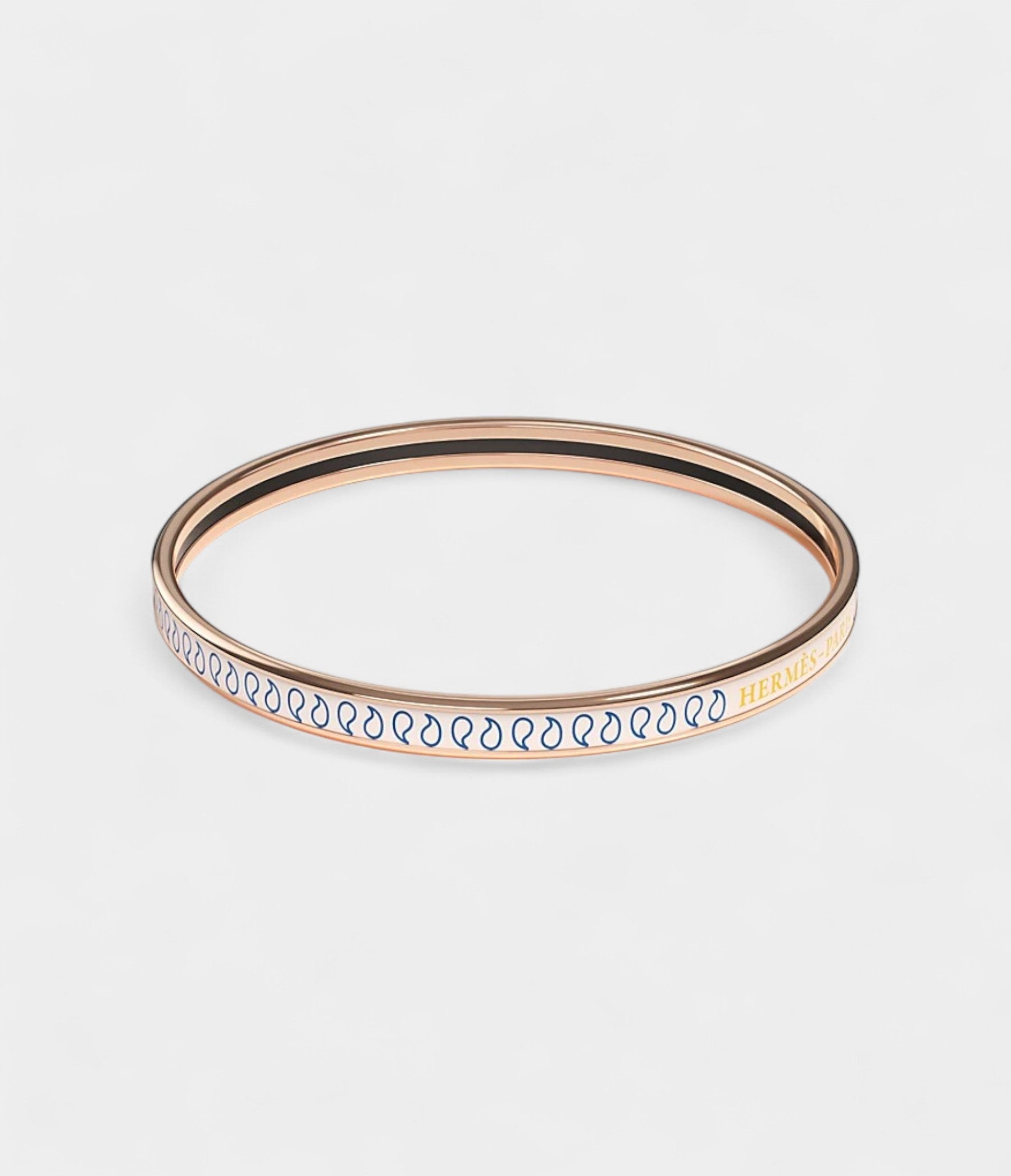 Hermès Palmettes Composées Bangle Confettis Bleu