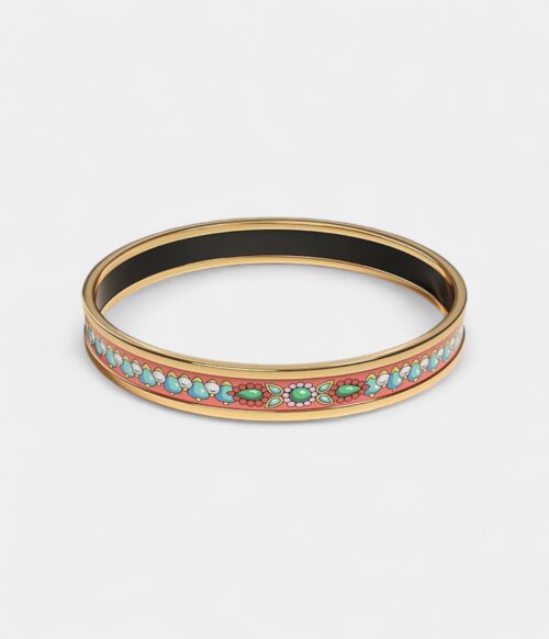 Hermès Parures de Maharajas Bangle Tropique