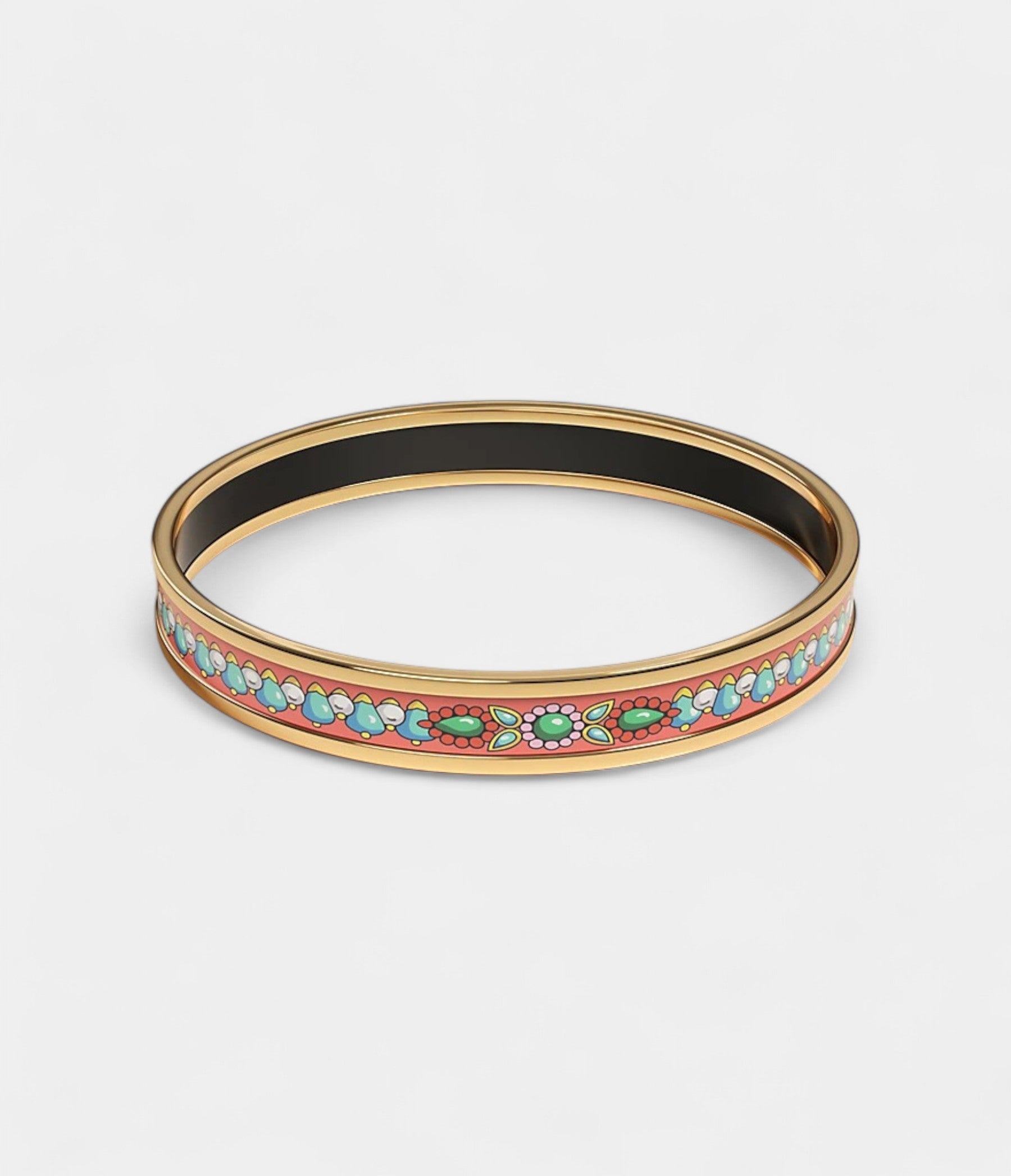 Hermès Parures de Maharajas Bangle Tropique