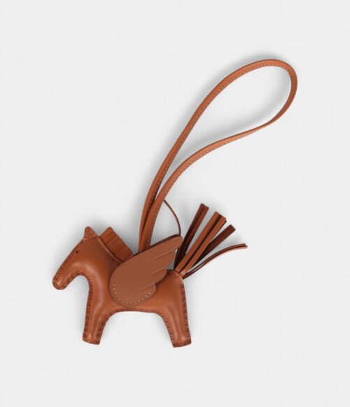 Hermès Pegase Rodeo Bag Charm PM Gold Milo Lambskin