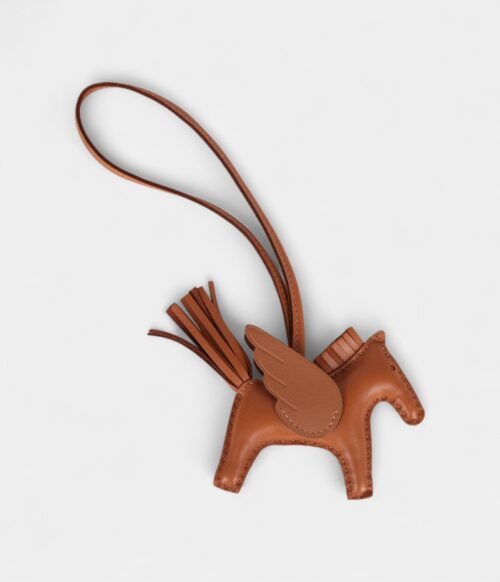 Hermès Pegase Rodeo Bag Charm PM Gold Milo Lambskin