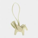 Hermès Pegase Rodeo Bag Charm PM Jaune Milton Milo Lambskin