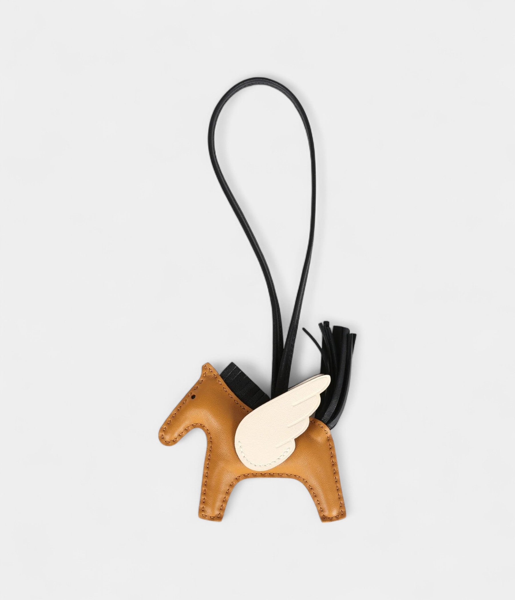 HermesPegaseRodeoBagCharmPMSesameBlackNataMiloLambskin_2.jpg Hermès Pegase Rodeo Bag Charm PM Sesame Black Nata Milo Lambskin