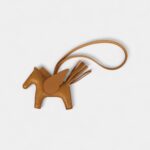 Hermès Pegase Rodeo Bag Charm PM Sesame Milo Lambskin
