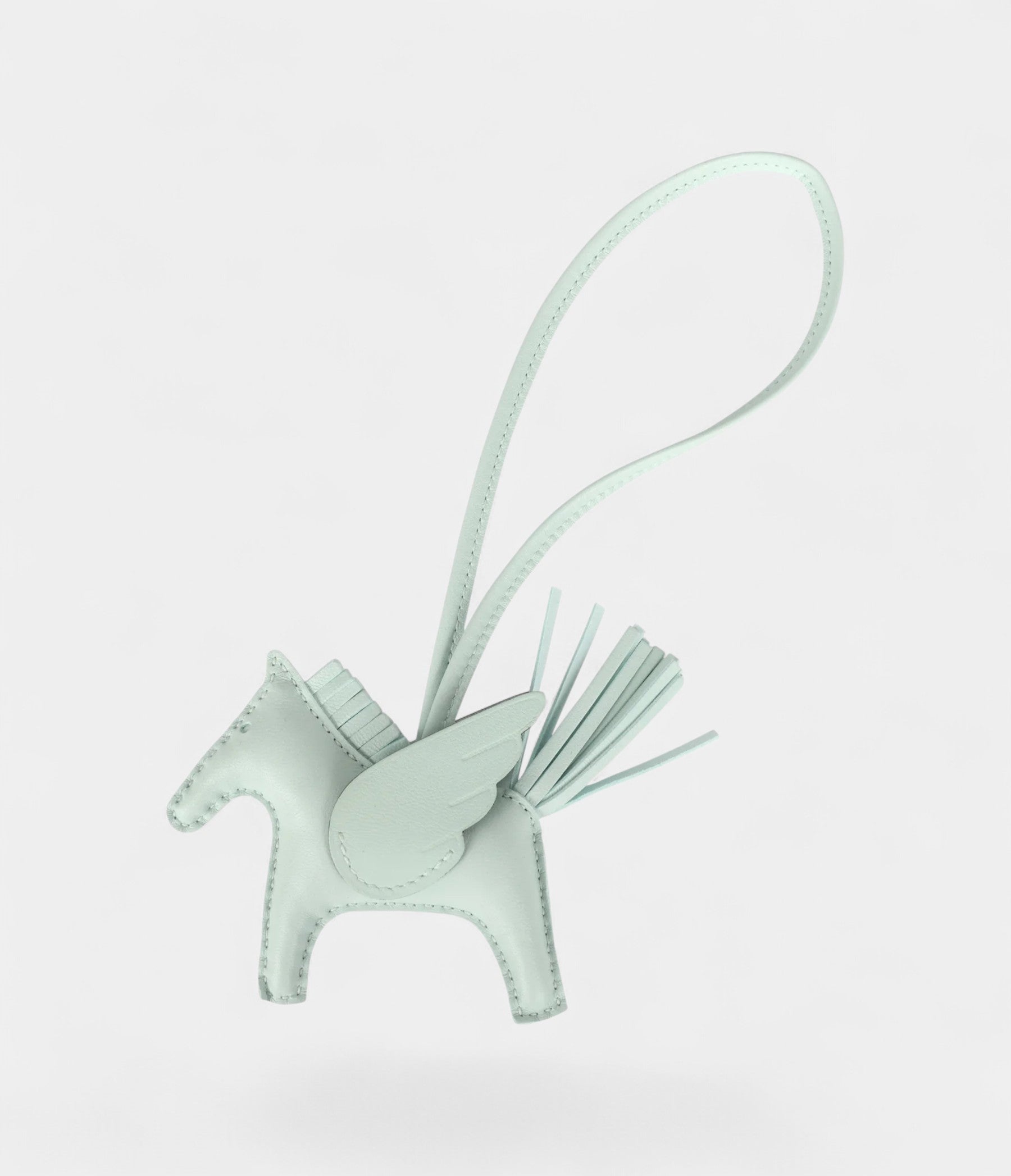 HermesPegaseRodeoBagCharmPMVertPeppermintMiloLambskin_1.jpg Hermès Pegase Rodeo Bag Charm PM Vert Peppermint Milo Lambskin