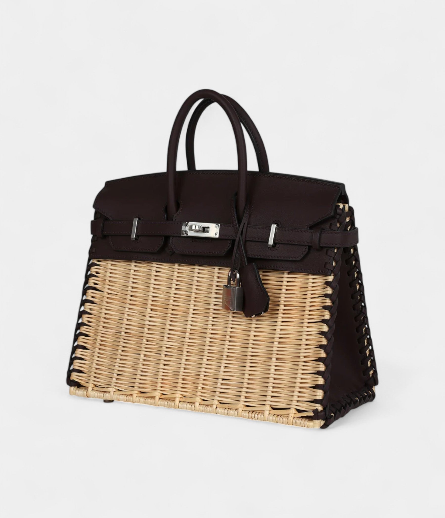 Hermès Picnic Birkin 25 Rouge Sellier Swift Palladium Hardware