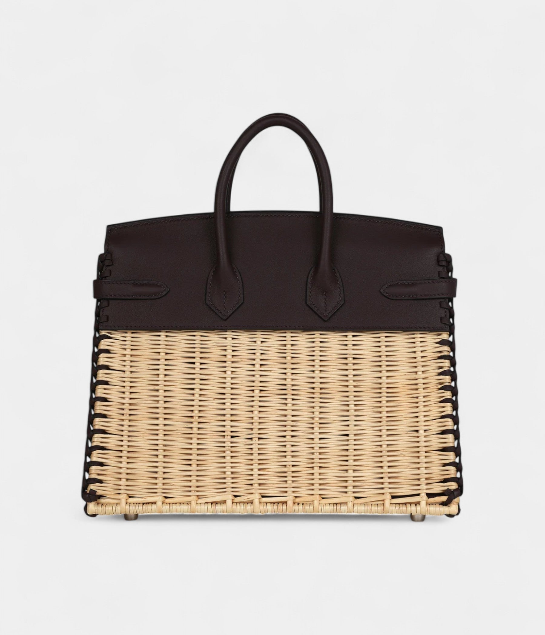 Hermès Picnic Birkin 25 Rouge Sellier Swift Palladium Hardware
