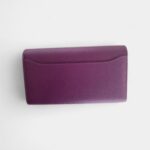Hermès Purple Constance Leather Wallet