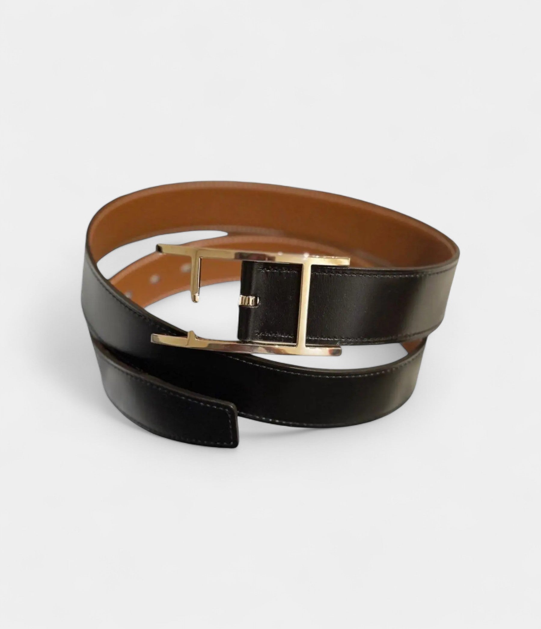 Hermès Quentin Leather Belt Minimalist Design, Timeless Appeal