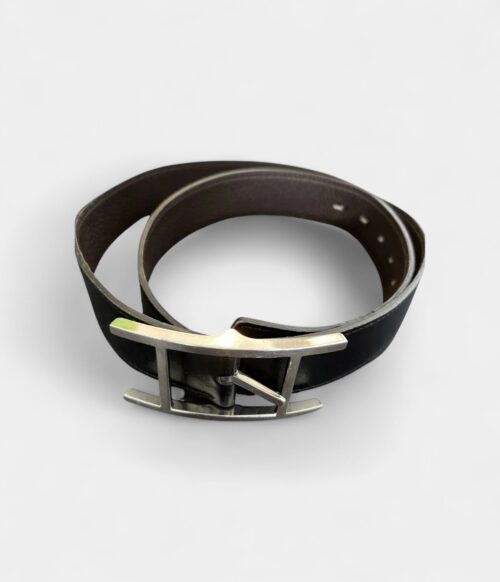 Hermès Quentin Leather Belt Modern Elegance, Subtle Signature