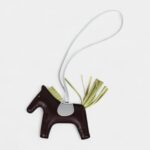 Hermès Rodeo Bag Charm PM Rouge Sellier Bleu Brume Jaune Bourgeon Milo Lambskin