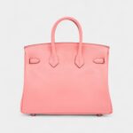 Hermès Rose Azalee Swift Birkin 25 Palladium Hardware