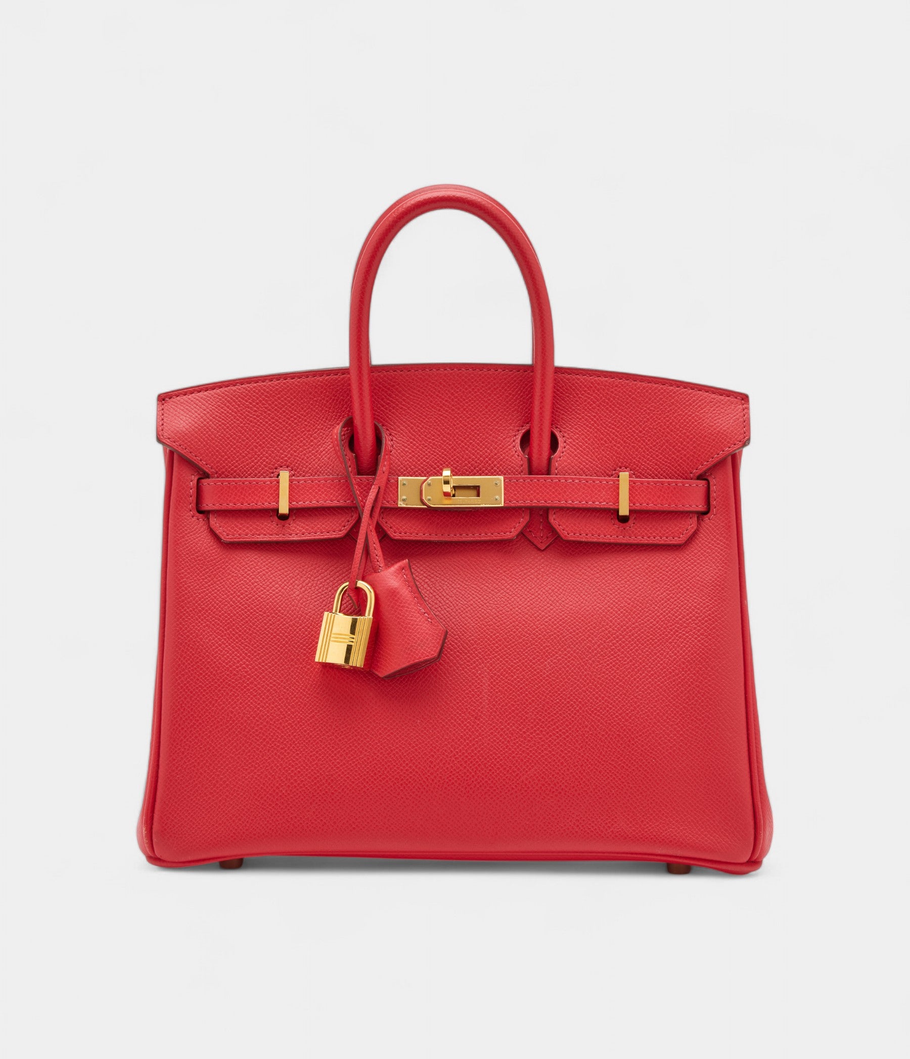 Hermès Rouge Casaque Epsom Birkin 25 Gold Hardware