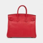 Hermès Rouge Casaque Epsom Birkin 25 Gold Hardware