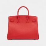 Hermès Rouge Casaque Togo Birkin 25 Palladium Hardware