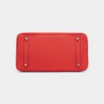 Hermès Rouge Casaque Togo Birkin 25 Palladium Hardware