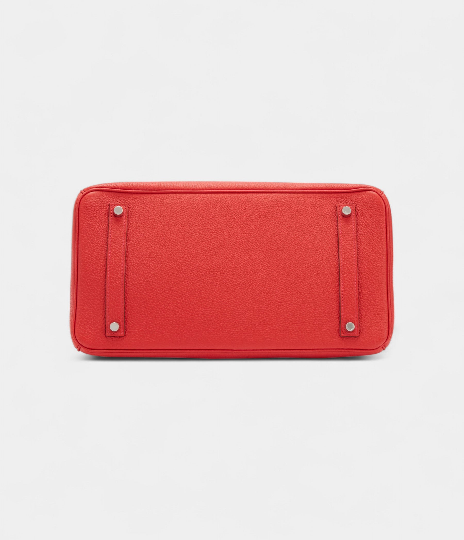 HermesRougeCasaqueTogoBirkin25PalladiumHardware_4.jpg Hermès Rouge Casaque Togo Birkin 25 Palladium Hardware