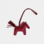 Hermès Rubis Grigri Horse Rodeo Bag Charm PM