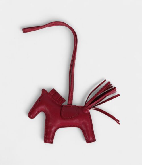 Hermès Rubis Grigri Horse Rodeo Bag Charm PM