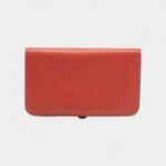 Hermes Sanguine Swift Leather Dogon Duo Wallet
