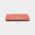 Hermes Sanguine Swift Leather Dogon Duo Wallet
