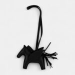 Hermès So Black Pegase Rodeo Bag Charm PM