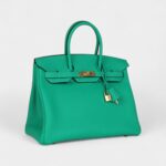 Hermès Special Order (HSS) Birkin 35 Menthe Verso Togo Gold Hardware