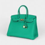 Hermès Special Order (HSS) Birkin 35 Menthe Verso Togo Gold Hardware