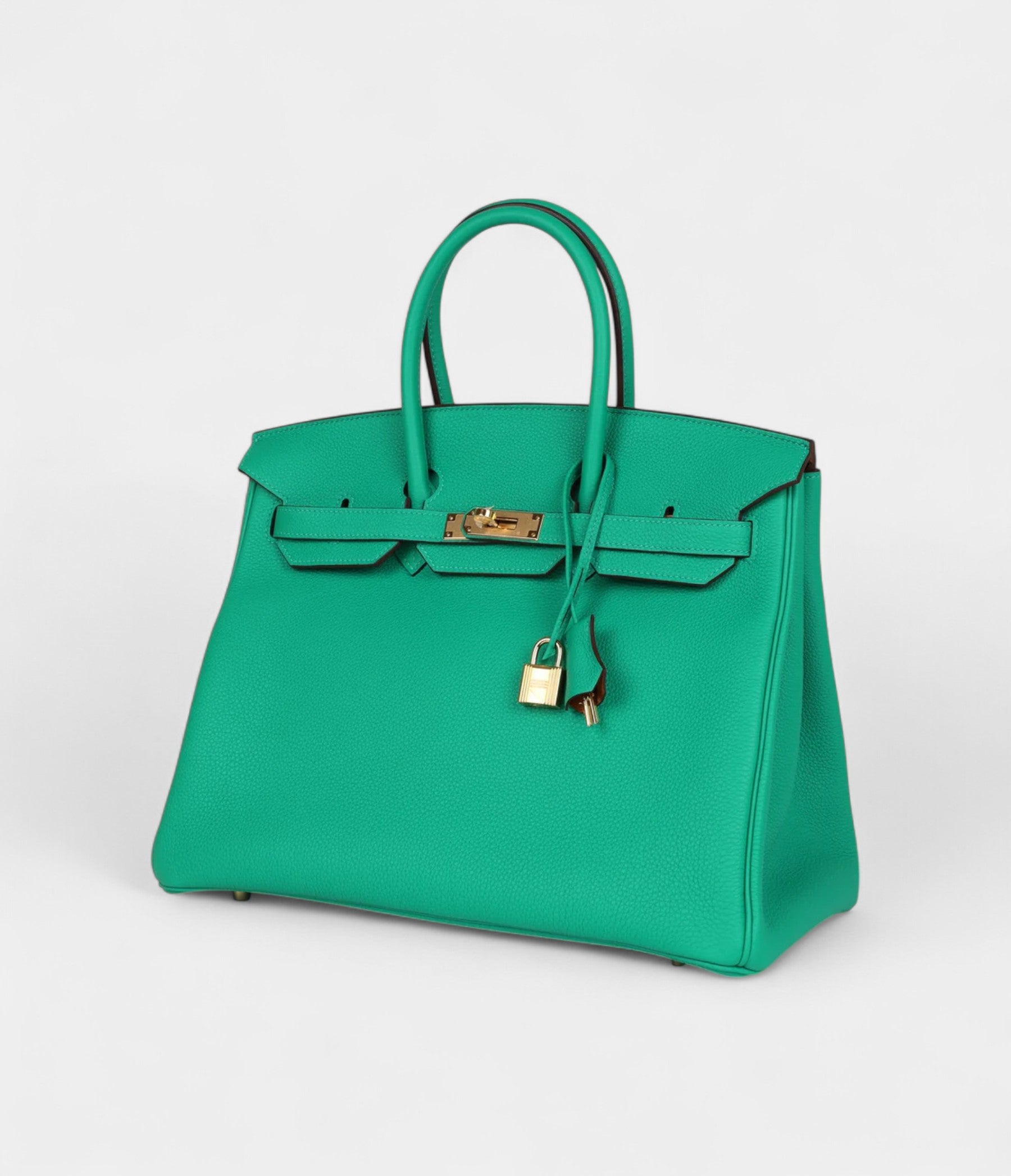 Hermès Special Order (HSS) Birkin 35 Menthe Verso Togo Gold Hardware