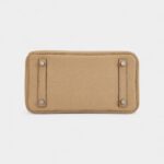 Hermès Trench Togo and Bougainvillea Verso Birkin 25 Palladium Hardware