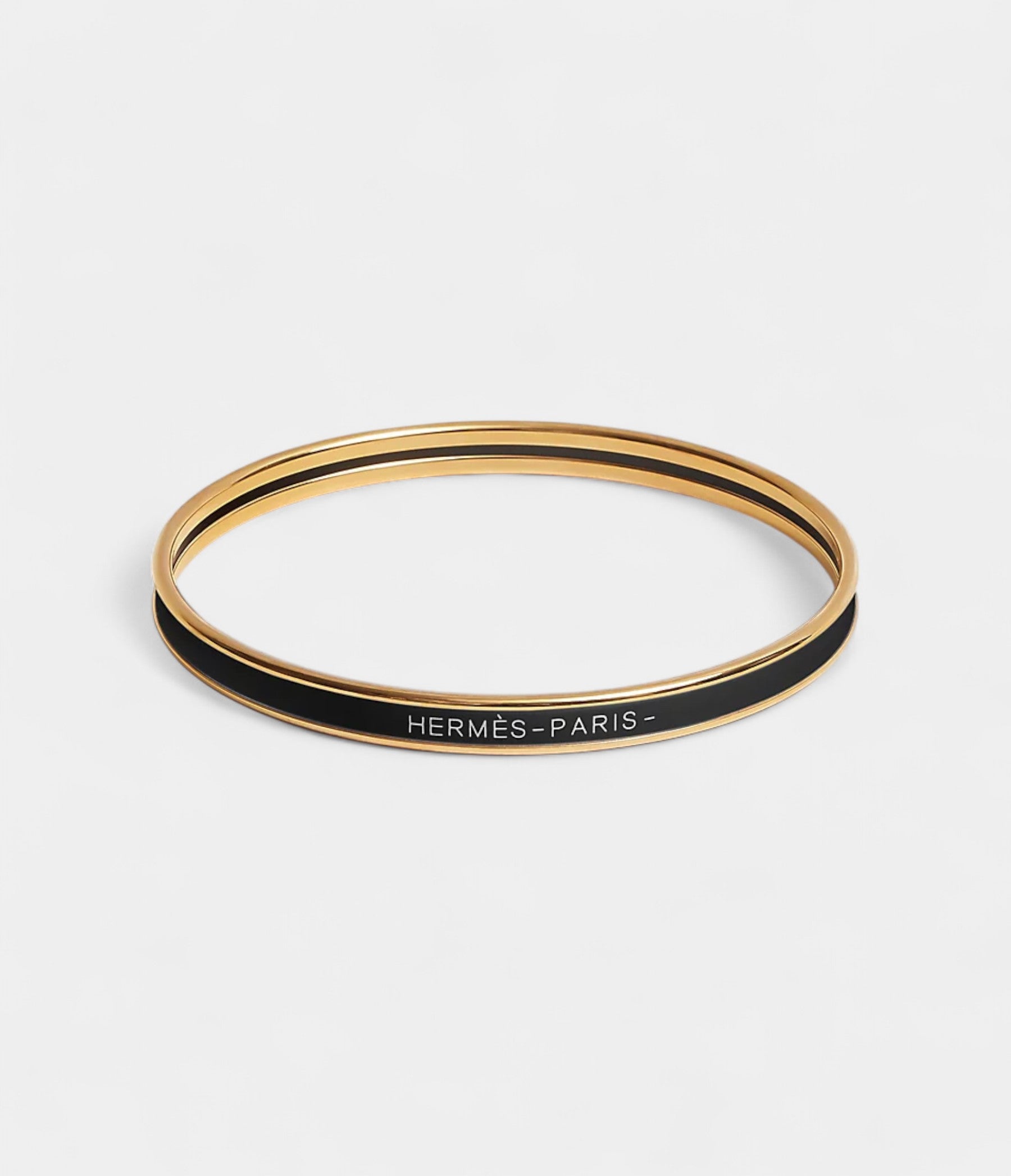 Hermès Uni Bangle Bracelets Black