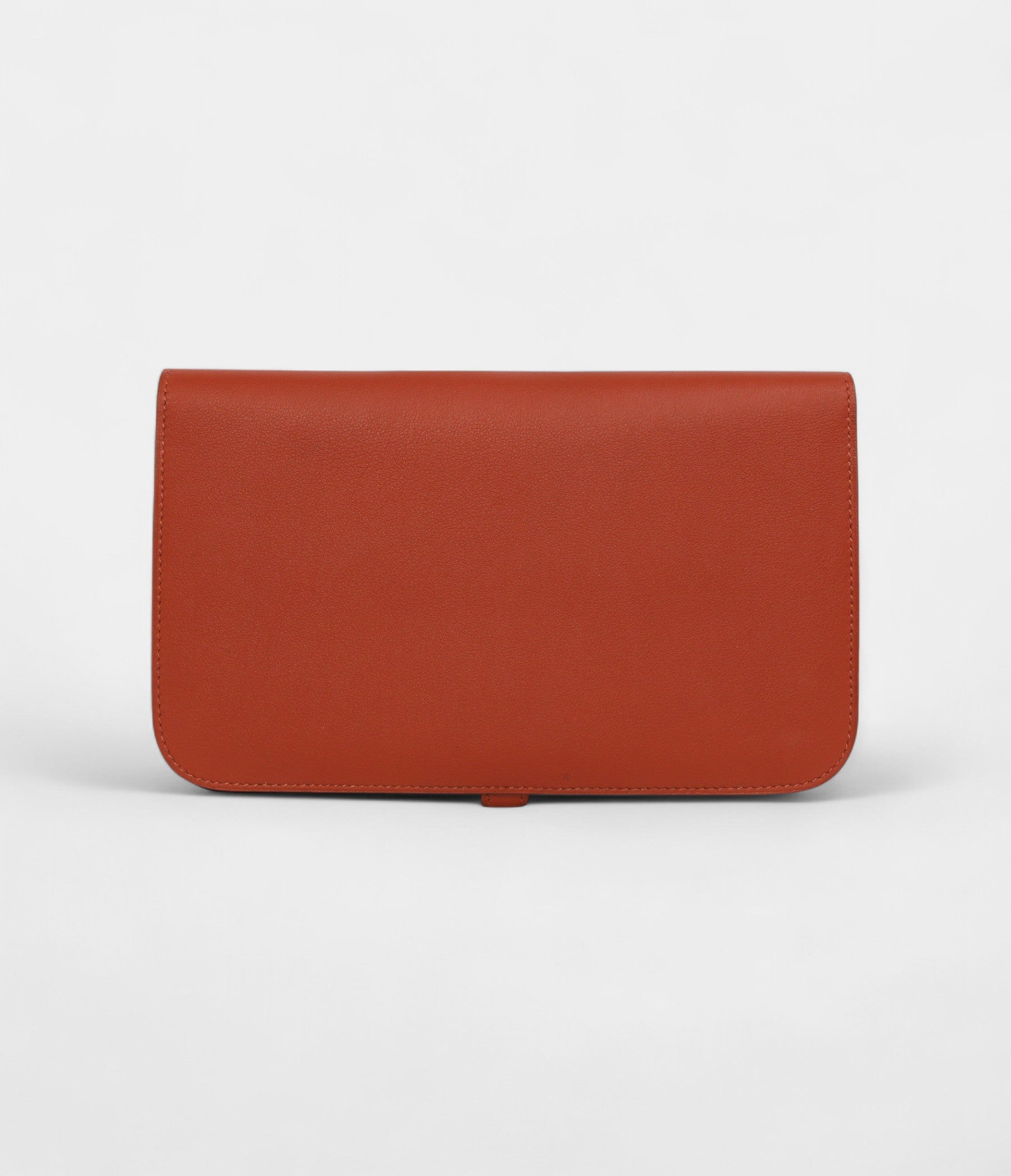 Hermès Vermillion Swift Leather Dogon Duo Wallet