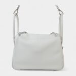 Hermès Verso Lindy 26 in Gris Pale Swift Leather With Palladium Hardware