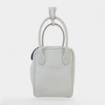 Hermès Verso Lindy 26 in Gris Pale Swift Leather With Palladium Hardware
