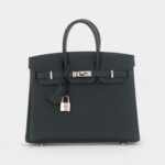 Hermès Vert Cypres Togo Birkin 25 Palladium Hardware,
