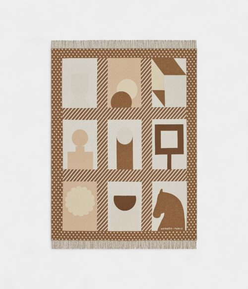Les Objets du Faubourg Blanket A Tribute to Iconic Design