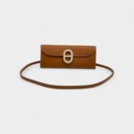 Maillon To Go Gold Wallet On Chain in Epsom, Brushed Palladium hardware