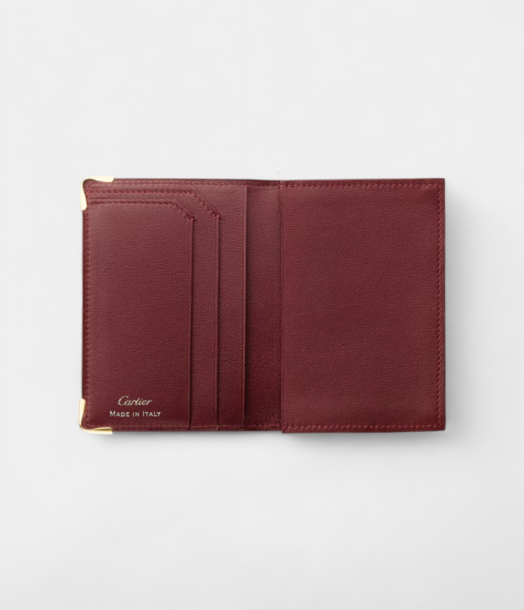 MustdeCartierCreditBusinessCardHolderinBurgundyCalfskin_1.jpg Must de Cartier Credit/Business Card Holder in Burgundy Calfskin
