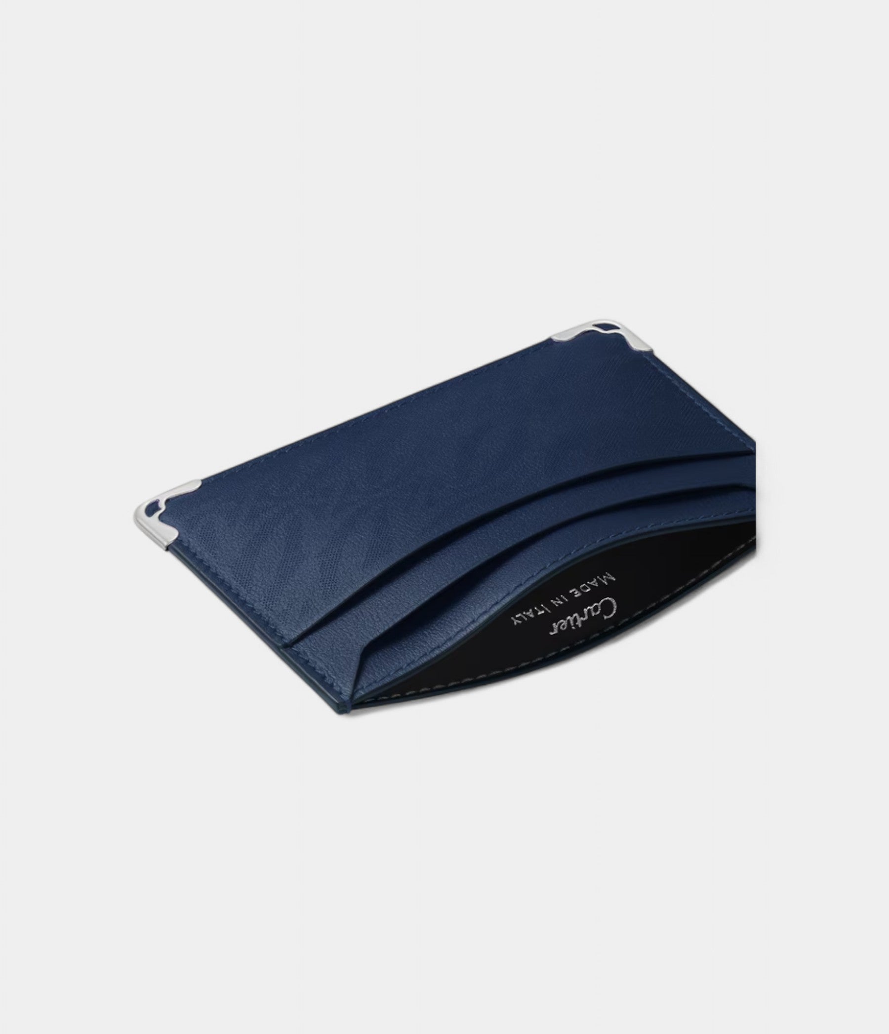 MustdeCartierDoubleCardHolderinNavyBluePerforatedCalfskin_2.jpg Must de Cartier Double Card Holder in Navy Blue Perforated Calfskin