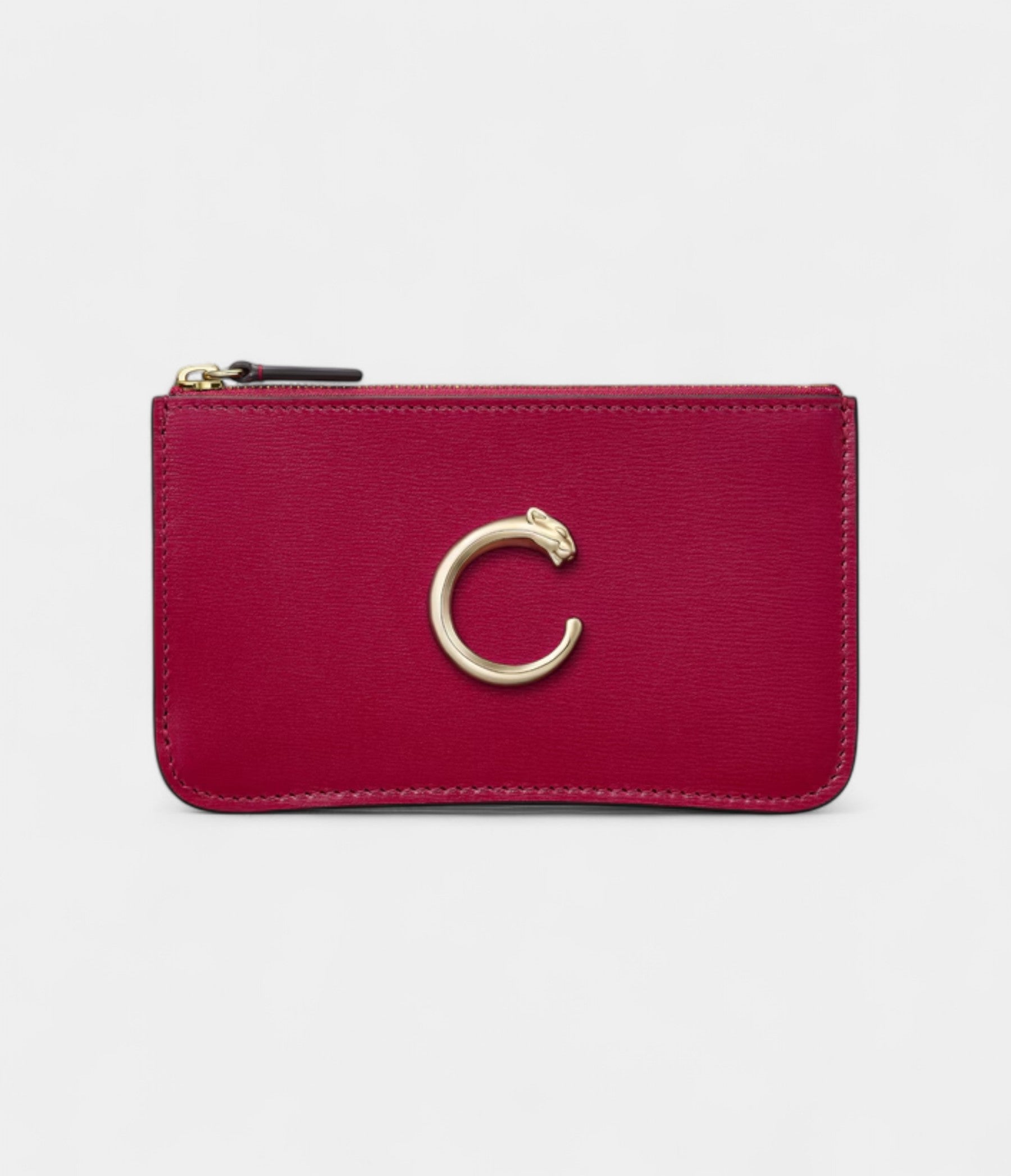 Panthère C De Cartier Zippered Card Holder Is A Bold Yet Elegant