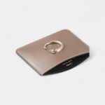 Panthère C de Cartier Simple Card Holder in Clay-Colored Calfskin