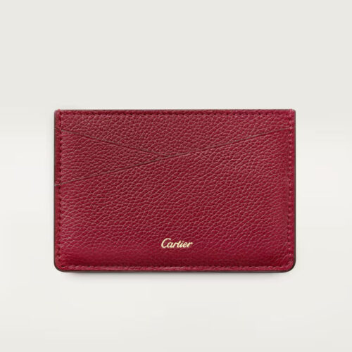 Panthère Graphique De Cartier Simple Card Holder Embodies Refined Elegance
